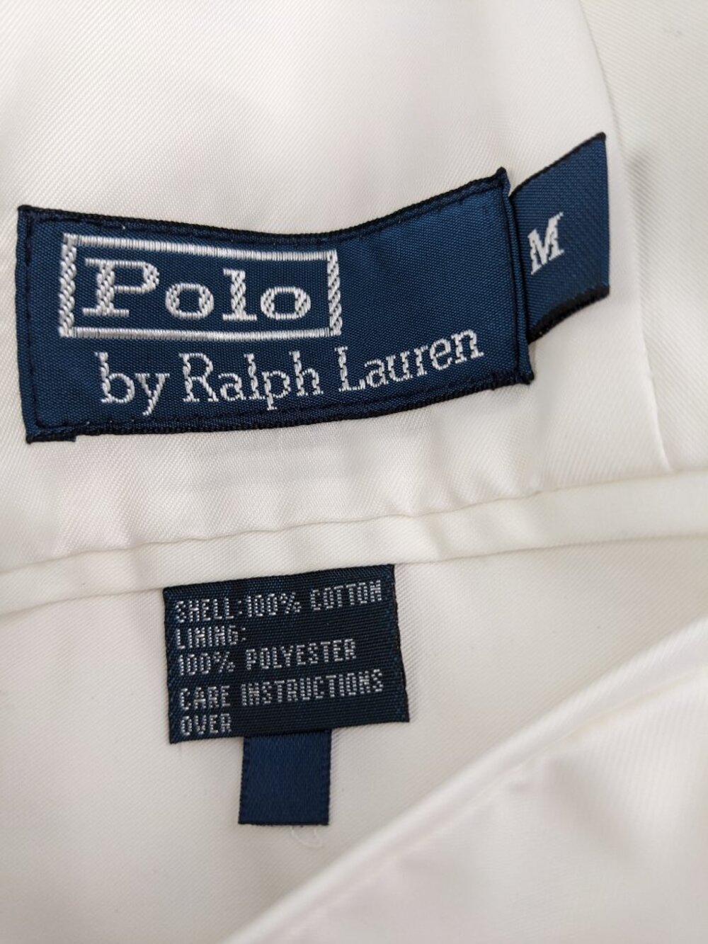 Vintage Polo Ralph Lauren Unstructured Cotton Sport Coat White Mens Medium 40R - Picture 7 of 14